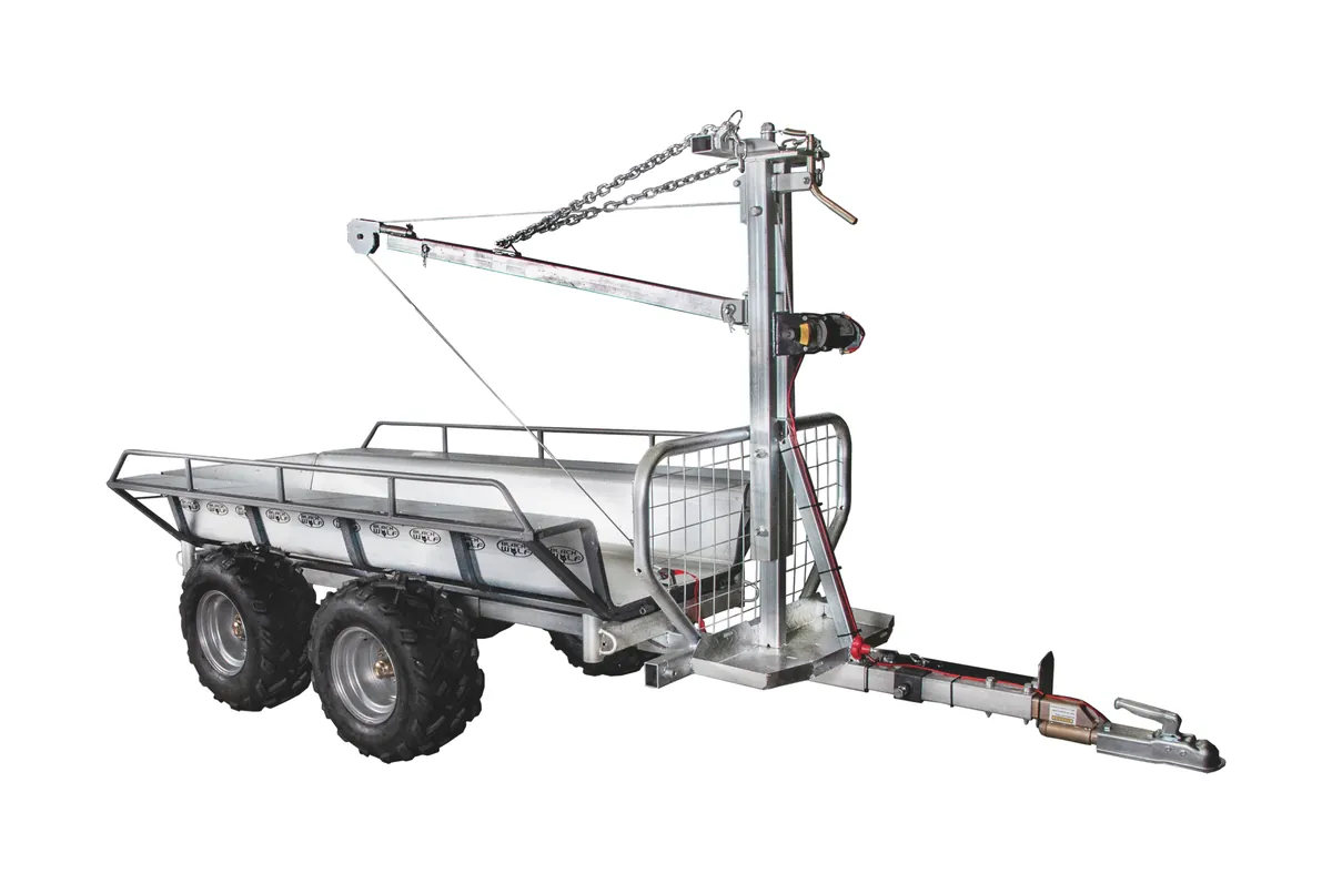 Tilhenger KV-1500 med avtakbar kran
